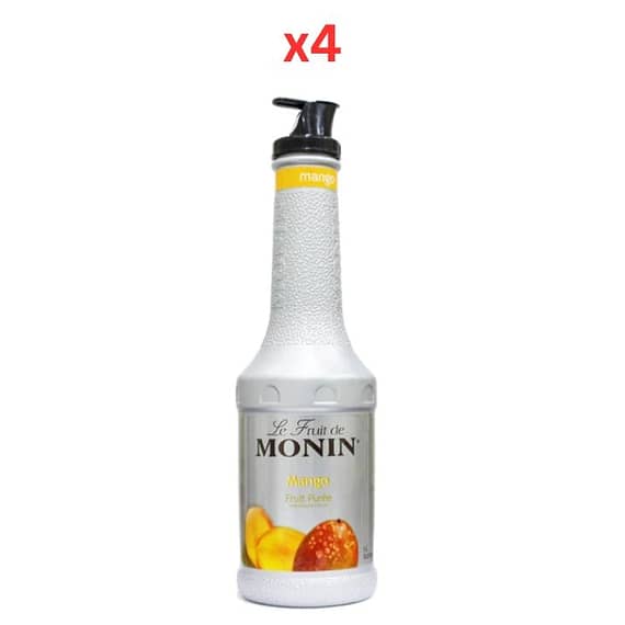 Monin Mango Fruit Mix – 1 Ltr Pack Of 4 Beverages "BAE" Charm Bracelet