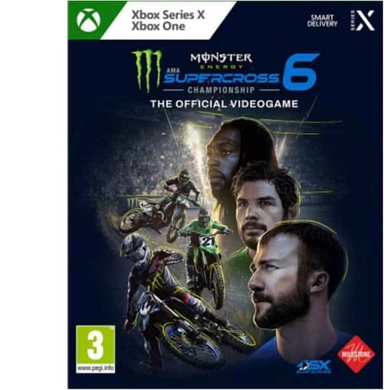Monster Energy Supercross 6 Xbox Series X & Xbox One Games "BAE" Charm Bracelet