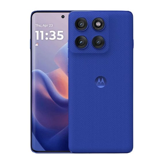 Motorola Edge 60 Pro 5G, 512GB 12GB RAM, Dazzling Blue, Dual SIM Smartphone Mobiles "BAE" Charm Bracelet