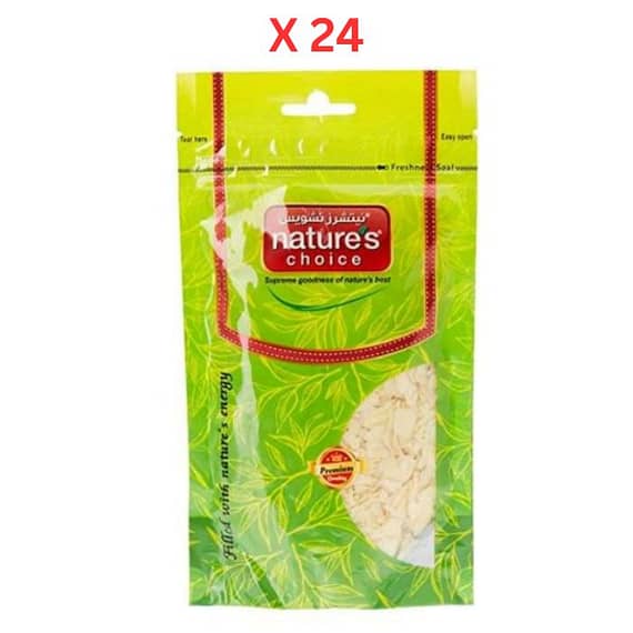 Natures Choice Almonds Flakes – 100 gm Pack Of 24 (UAE Delivery Only) Dates & Dry Fruits "BAE" Charm Bracelet