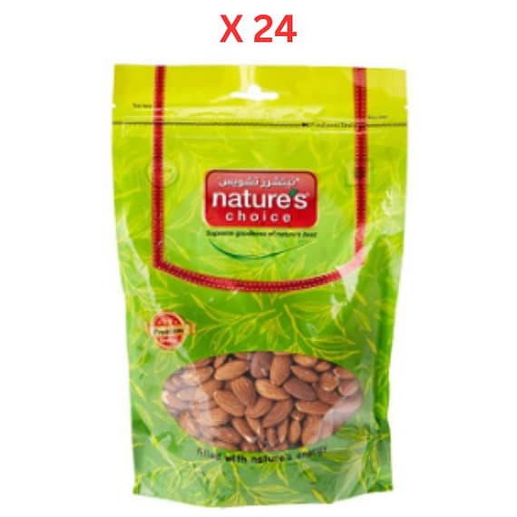 Natures Choice Almonds U.S.A. – 400 gm Pack Of 24 (UAE Delivery Only) Dates & Dry Fruits "BAE" Charm Bracelet