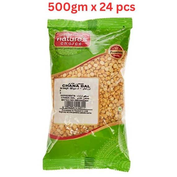 Natures Choice Lentils Chana Dal – 500 gm Pack Of 24 (UAE Delivery Only) Grocery "BAE" Charm Bracelet