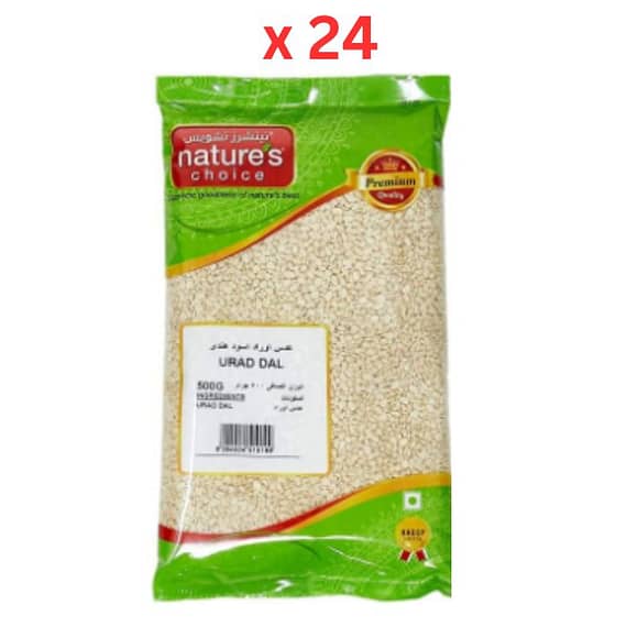Natures Choice Lentils Urad Dal – 500 gm Pack Of 24 (UAE Delivery Only) Grocery "BAE" Charm Bracelet