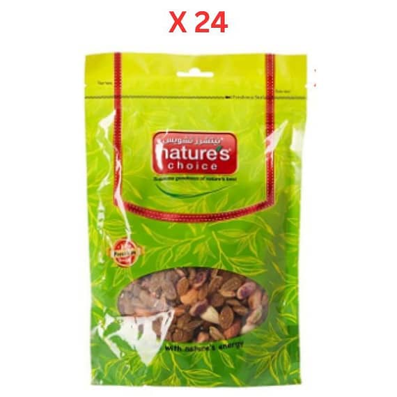 Natures Choice Mixed Nuts – 400 gm Pack Of 24 (UAE Delivery Only) Dates & Dry Fruits "BAE" Charm Bracelet