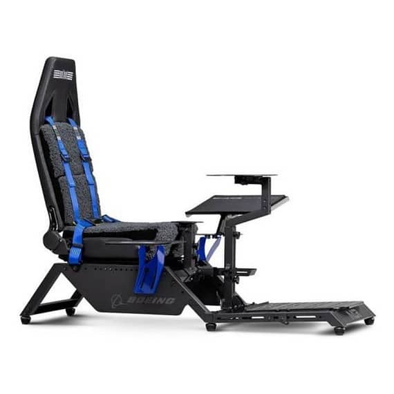 Next Level Racing Flight Simulator Boeing Commercial Edition, Dedicated Flight Cockpit, Wide Range of Adjustments, Faux Wool Seat Covering, Compatible with Flight Electronics, Black-Blue – NLR-S027 Gaming & Consoles "BAE" Charm Bracelet