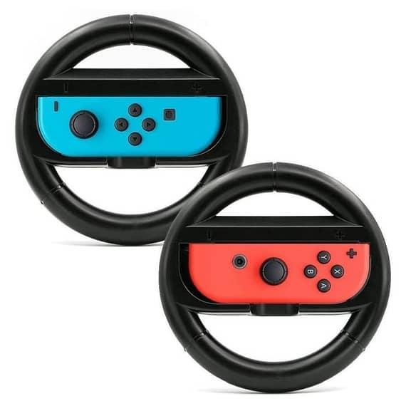 Nintendo Switch Joy-Con 2 Wheel Pair Controllers "BAE" Charm Bracelet