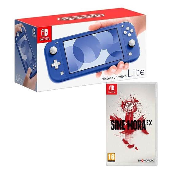 Nintendo Switch Lite – Blue With Sine Mora Ex Gaming & Consoles "BAE" Charm Bracelet