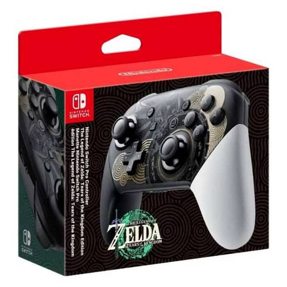 Nintendo Switch Pro Controller The Legend Of Zelda Tears Of The Kingdom Edition Black Controllers "BAE" Charm Bracelet