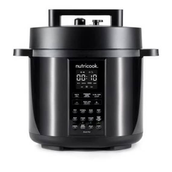 Nutricook Smart Pot 2, 9 In 1 Instant Programmable Electric Pressure Cooker 6 Liters, 12 Smart Programs Black 1000 Watts – NC-SP204K Electric Cookers "BAE" Charm Bracelet