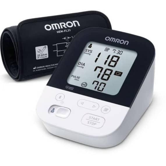 Omron M4 Intelli IT Upper Arm Blood Pressure Monitor, Black And White – HEM-7155T-EBK Household "BAE" Charm Bracelet