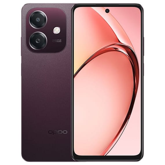 Oppo A3x, 128GB, 4GB, Nebula Red, 4G Mobiles "BAE" Charm Bracelet