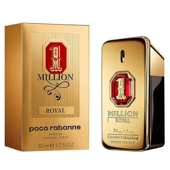 Paco Rabanne 1 Million Royal Parfum 50ml (M) Men's Fragrance "BAE" Charm Bracelet