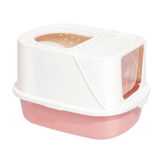 Pakeway Ark Cat Litter Box Pink 57.0X43.6X38.2 Cm Litter & Housetraining "BAE" Charm Bracelet