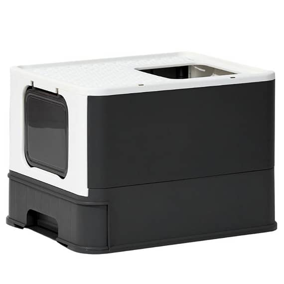 Pakeway Foldable Cat Litter Box with Cat Litter Scoop-52.5x41x37.5cm Mixed Colors Litter & Housetraining "BAE" Charm Bracelet