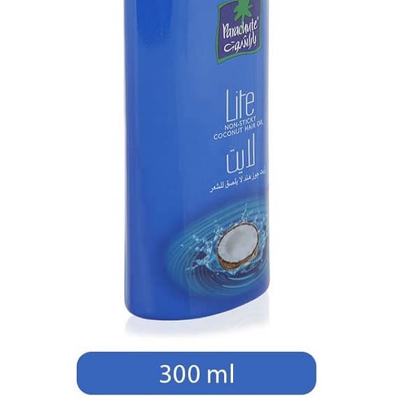 Parachute Lite Non-Sticky Coconut Hair Oil 300Ml Grocery "BAE" Charm Bracelet