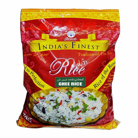 Peacock Ghee Rice 5Kg Grocery "BAE" Charm Bracelet