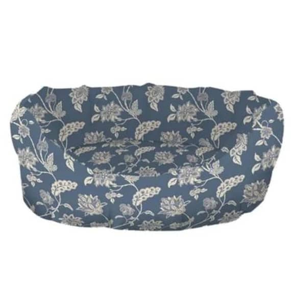 PetShop by Fringe Studio Indienne Coastal Round Cuddler Blue – 51x20x48cm Beds & Cushions "BAE" Charm Bracelet