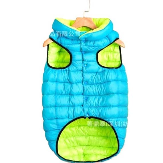 Pets Club Dog Winter Reversible Warm Coat Jacket Wind Proof Blue – Small Dogs Accessories "BAE" Charm Bracelet