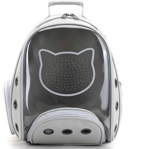 Petstranaut Backpack Bobble Cat Face Gray Cats Accessories "BAE" Charm Bracelet