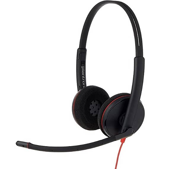 Plantronics Blackwire C3220 Headset, Black Computer Accessories "BAE" Charm Bracelet
