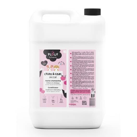 Plouf Natual Raspberry Extract Conditioner -5L Grooming Supplies "BAE" Charm Bracelet