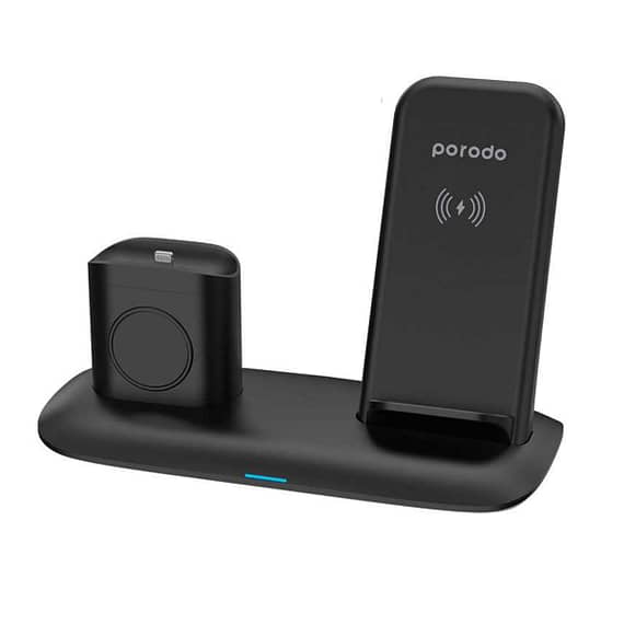 Porodo 4 in 1 Charging Dock, Black Electronics "BAE" Charm Bracelet