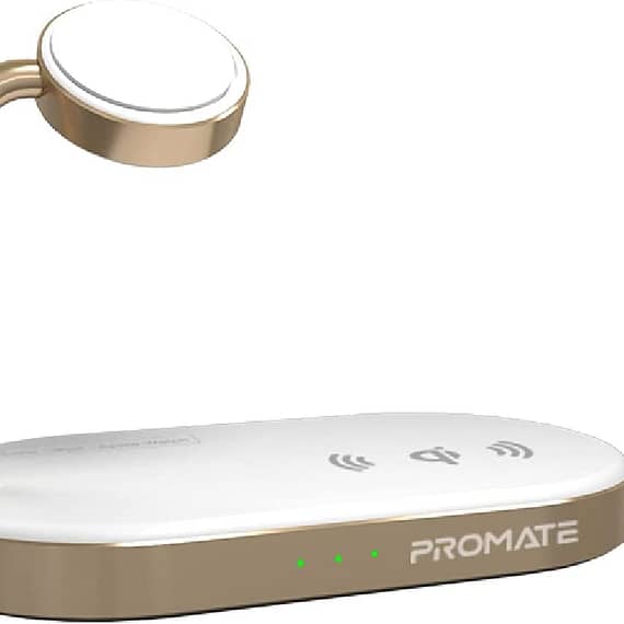 Promate Aluminum Wireless Charger Stand, WAVEPOWER.UK-GD Charging Station "BAE" Charm Bracelet