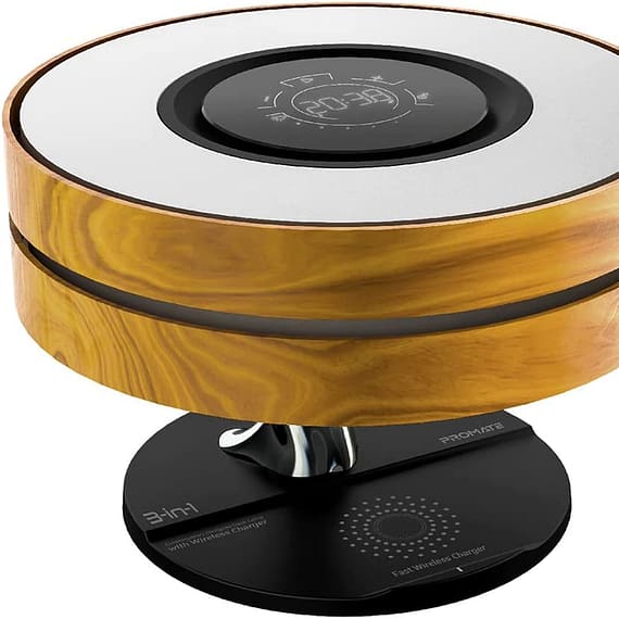 Promate Bedside Desk Lamp with Wireless Charger, MIRTH.UK Electronics "BAE" Charm Bracelet