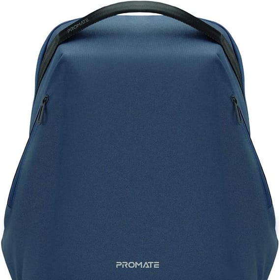 Promate Laptop Backpack 15.6 Inch, Stylish Adjustable Eco-Friendly Backpack with Anti-Theft Pockets, Water Resistance, ECOPACK-BP.BLUE Computer Accessories "BAE" Charm Bracelet