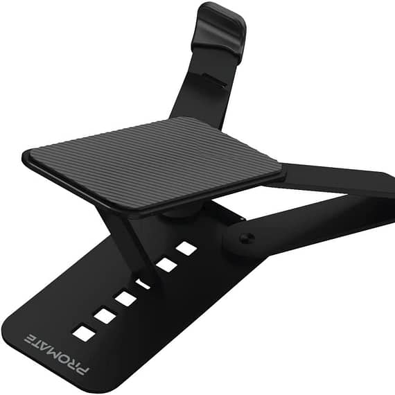Promate Laptop Stand, Ergonomic Aluminum Multi-Level Notebook Stand with Anti-Slip Pads, POCKETMOUNT.BLACK Accessories & Peripherals "BAE" Charm Bracelet