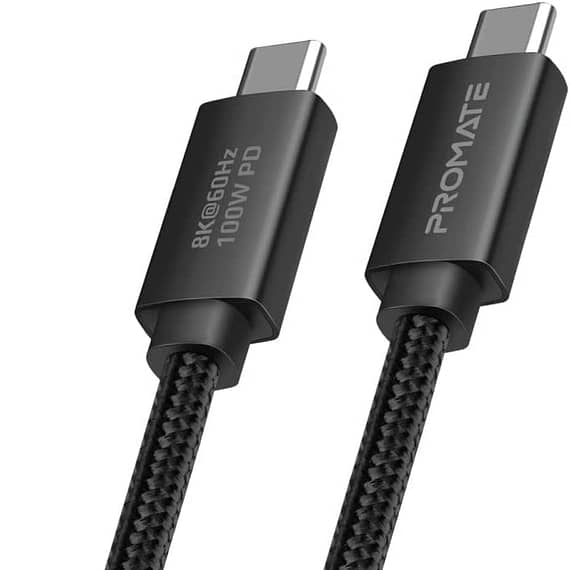Promate USB-C Cable, PrimeLink-C40 Chargers & Power Supplies "BAE" Charm Bracelet