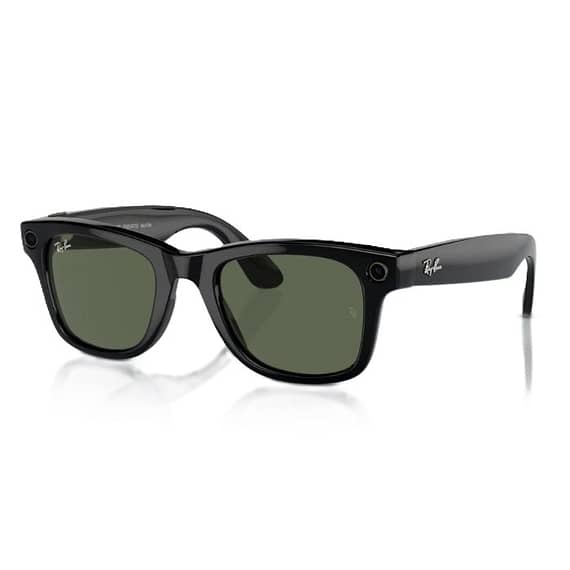 Ray-Ban Meta Wayfarer Glasses – Shiny Black / Green RW4006 Gaming & Consoles "BAE" Charm Bracelet