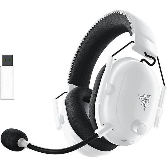 Razer Blackshark V2 Pro Wireless Esports Gaming Headset – White Gaming & Consoles "BAE" Charm Bracelet