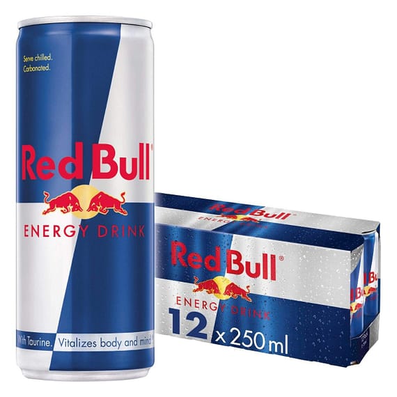 RedBull Energy Drink, 250 ml, Pack of 12 (UAE Delivery only) Beverages "BAE" Charm Bracelet