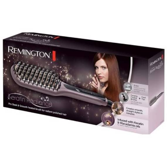 Remington Keratin Radiance Sleek & Smooth Hair Straightener Purple – RECB7401 Household "BAE" Charm Bracelet