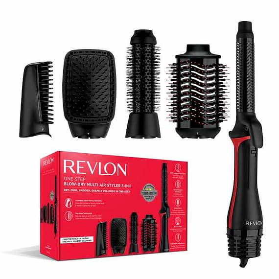 Revlon One-Step Blow-Dry Multi Air Styler 5-In-1 – RVDR5371ARB Household "BAE" Charm Bracelet