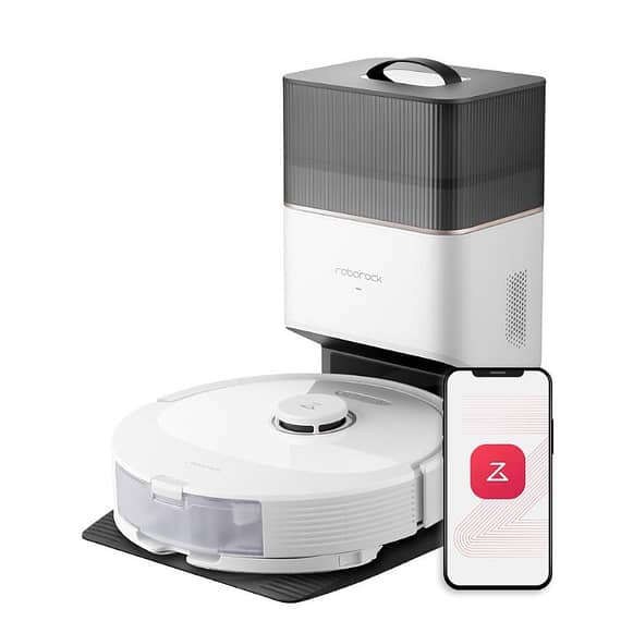 Roborock Q8 Max Pro Plus Robot Vacuum Cleaner – White Household "BAE" Charm Bracelet
