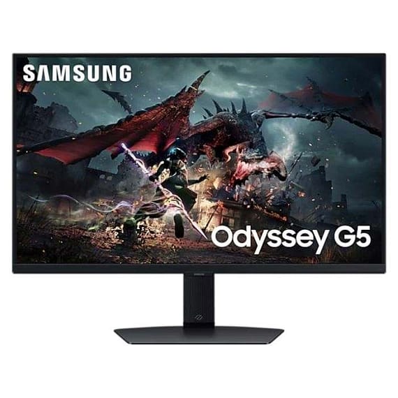 Samsung 27 inch Odyssey G5 G50D QHD 2560 x 1440 Gaming Monitor, 180Hz, HDMI, DP, Adjustable, Black – LS27DG502EMXUE Gaming Monitors "BAE" Charm Bracelet