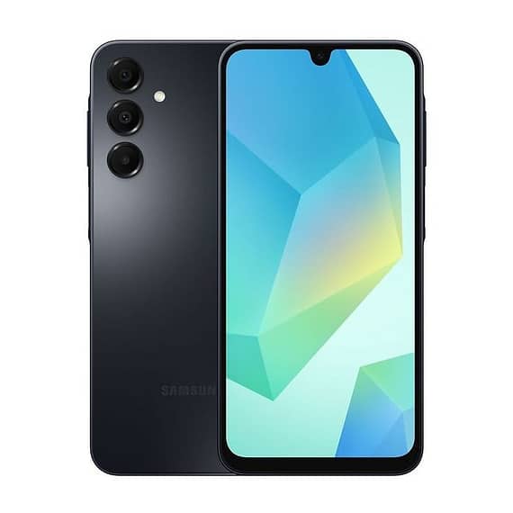 Samsung Galaxy A16, 256GB 8GB, Blue Black, 5G Mobiles "BAE" Charm Bracelet