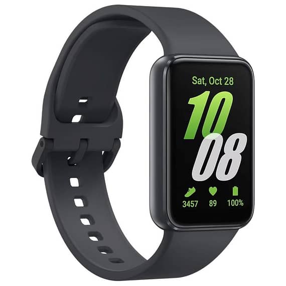 Samsung Galaxy Fit 3 With 1.6 Inch Display, Black Electronics "BAE" Charm Bracelet