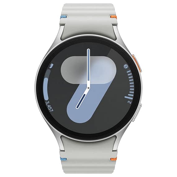 Samsung Galaxy Watch7, Bluetooth, 44mm, Silver, L310 Electronics "BAE" Charm Bracelet