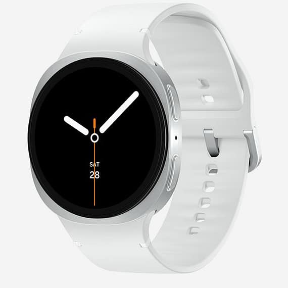 Samsung Galaxy Watch8, Bluetooth, 44mm, Silver Electronics "BAE" Charm Bracelet