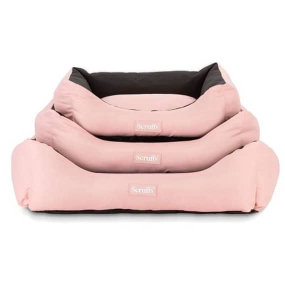 Scruffs Expedition Box Dog Bed Rose Quartz Medium Beds & Cushions "BAE" Charm Bracelet