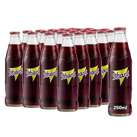 Shani Carbonated Soft Drink Glass Bottle 250 ml x 24 Carton Beverages "BAE" Charm Bracelet