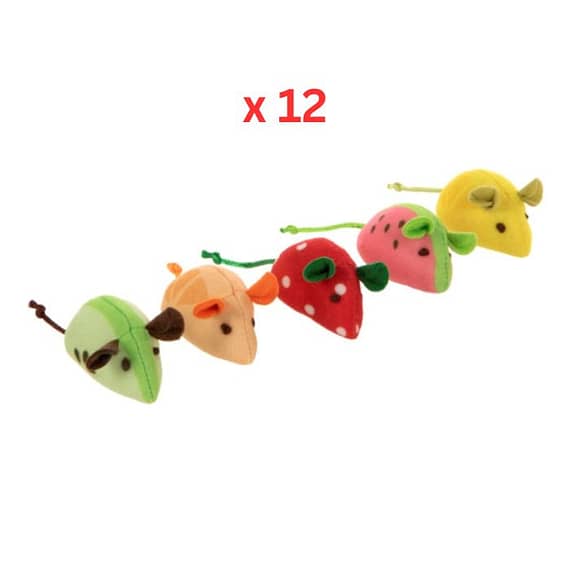 SmartyKat Skitter Slices Catnip Cat Toy (Pack Of 12) Cat Toys "BAE" Charm Bracelet
