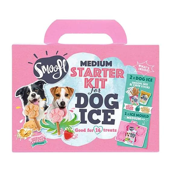 Smoofl Medium Starter Kit For Dog Ice Treats – 210G Dogs Treats "BAE" Charm Bracelet