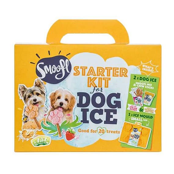 Smoofl Small Starter Kit for Dog Ice Treats – 210G Dogs Treats "BAE" Charm Bracelet