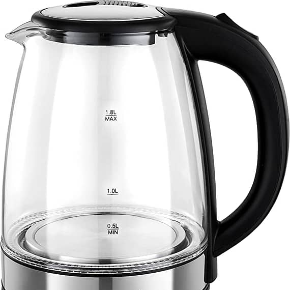 Sonashi 1.8 L Cordless Glass Kettle – SKT-1809 Electric Kettles "BAE" Charm Bracelet