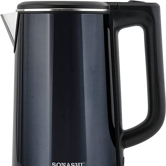 Sonashi 1.8 Litres Stainless Steel Cordless Kettle, SKT-1810 Electric Kettles "BAE" Charm Bracelet