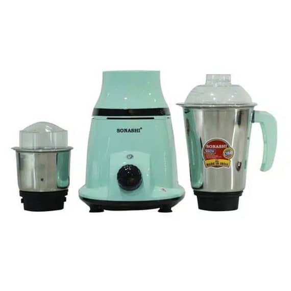 Sonashi 2 In 1 Mixer Grinder 550w Sea Green – SB-196 Blender & Mixer "BAE" Charm Bracelet